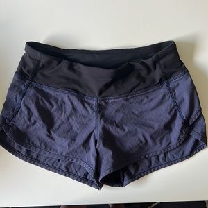 Lululemon running shorts. Size 2
